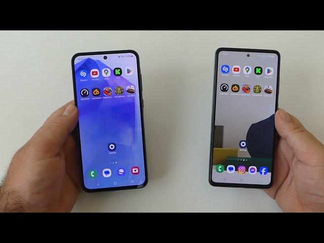 Samsung A55 vs Samsung A52 5G - SPEED TEST ! Big Difference? Battle Of The Generations!