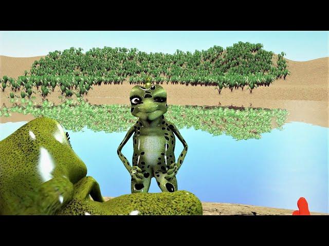 Crazy Frog Dance Animation. Frog Dance Meme as Patila Dance.