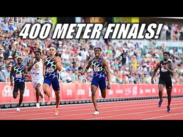 Michael Norman VS. Randolph Ross - The Men's 400 Meter Finals - United States Olympic Trials Day 3