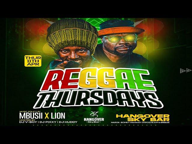 DJ SLIM x MBUSII - LIONEDEH HANGOVER REGGAE LAUNCH