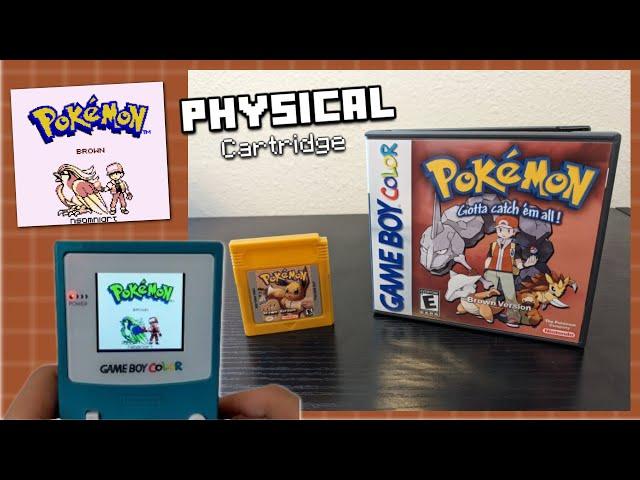 Pokémon Brown Version Physical Cartridge Review - The First ROM Hack I Played