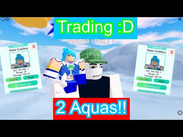 Trading/Offering 2 Aquas In All Star Tower Defense. (Roblox ASTD)