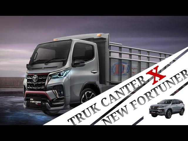 Truk Canter Mitsubishi Rasa Fortuner Modifikasi Digital Concept