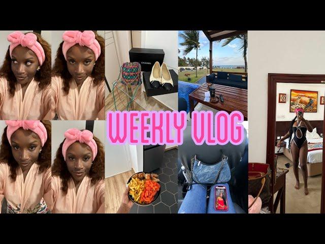 WEEKLY VLOG: 2 nights in Nyali, Girls' night out, Fenty beauty shoot, going home to eat good food