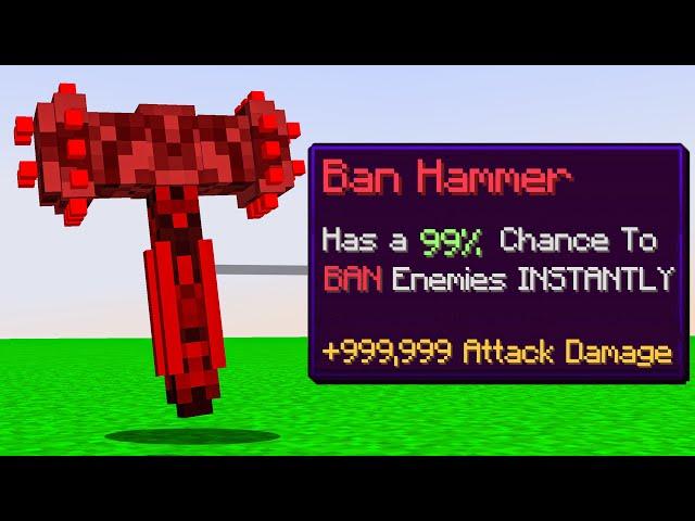 Why This Weapon Will BAN Your Minecraft Account...