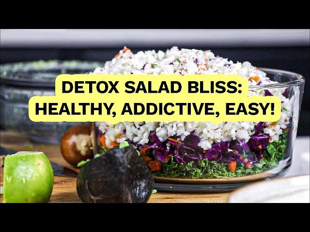 Easy & Addictive Detox Salad Recipe - Healthy, Fresh, and Flavorful!