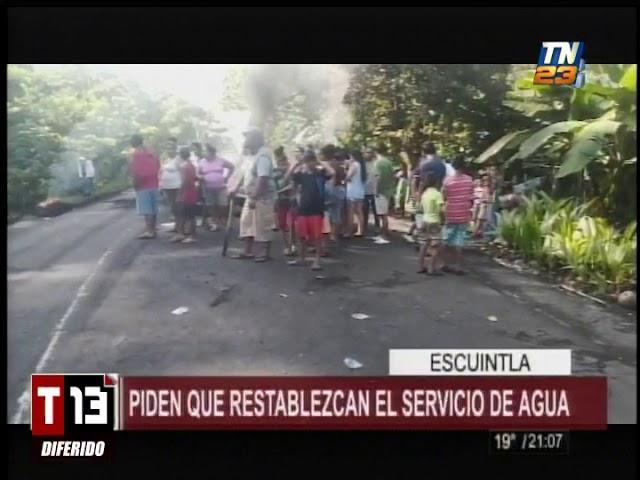 Vecinos de la Aldea El Arenal piden que se restablezca el servicio de agua