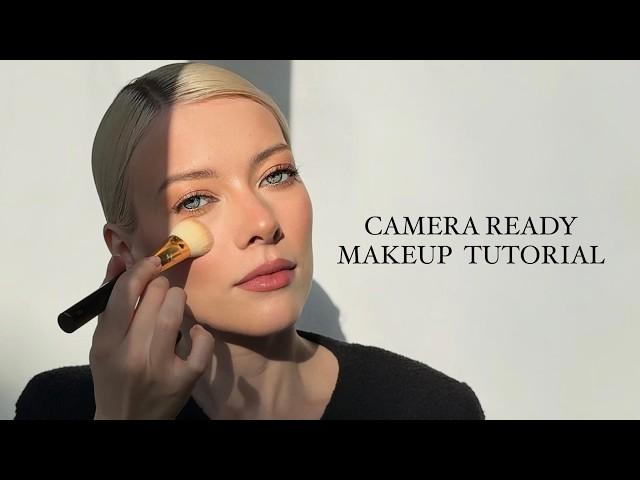 Camera Ready Makeup | Photoshoot Makeup Tutorial | Soft Bronze Glam & Glowing Skin