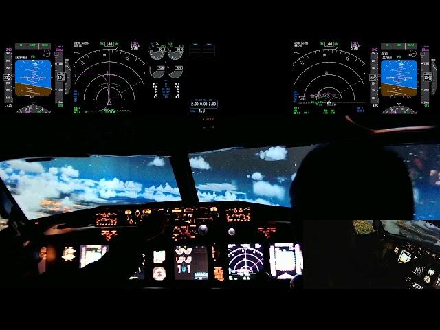 Duo flight from ULLI (St Petersburg) to UUEE (Moscow) in B737-800 homecockpit (P3D V4 PROSIM)