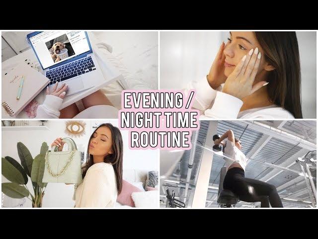 EVENING ROUTINE 2019 - Skincare, Gym, food ect! AD | Naomi Victoria