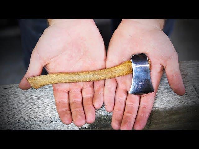 Forging a Tiny Axe with a Tiny Anvil and Hammer