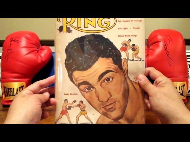 "THE RING" MAGAZINE COLLECTION-ROCKY MARCIANO COVERS