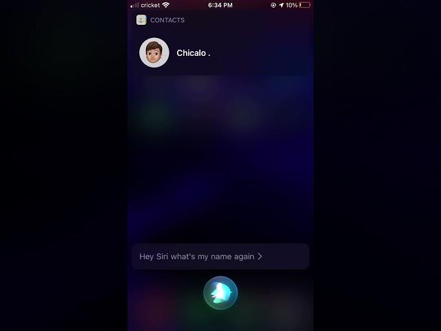 Siri Calls me Sugar Daddy