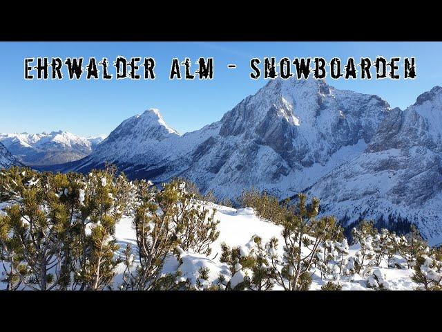 Ehrwalder Alm snowboarden 2019