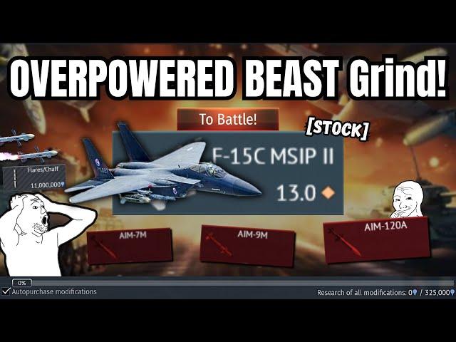 The MOST UNBALANCED [STOCK] Grind Experience!| Did this jet RUIN the GAME...?| War Thunder