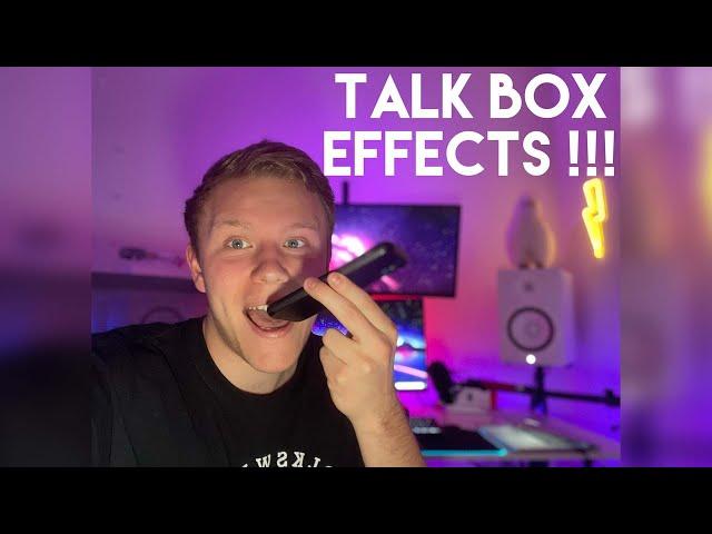 Talk Box Effect Compilation (pt.1)