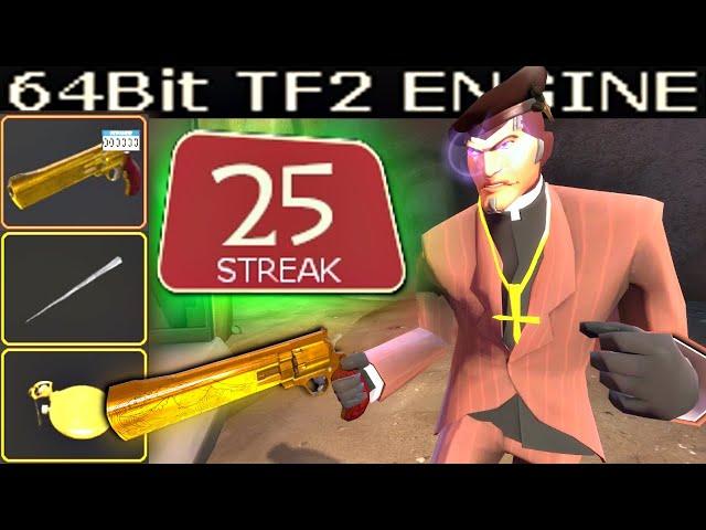 64BIT TF2 ENGINE!Spy on Casual Server (TF2 Gameplay)