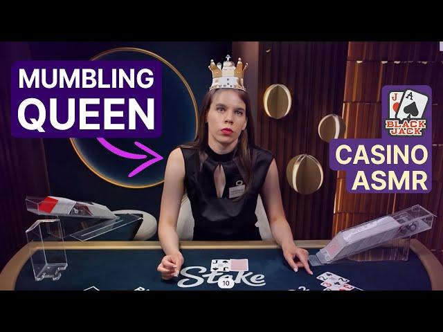 INCREDIBLE Mumbling Queen | Unintentional ASMR Casino