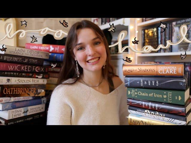 A BIG BOOK HAUL | lots of fantasy and gorgeous books!