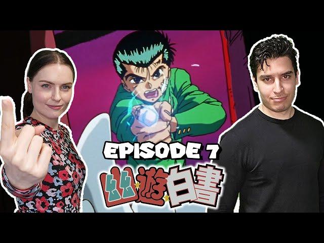 YUSUKE DESTROYS GOUKI!! Yu Yu Hakusho REACTION - Episode 7