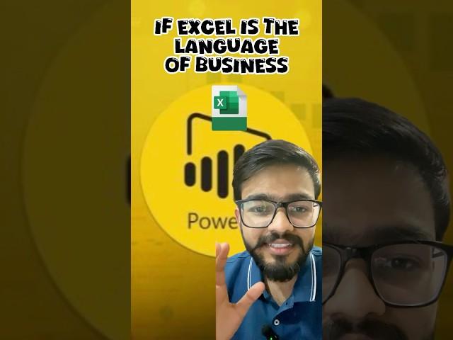 If Excel is Language of Business‼️Power Bi is the Voice of Insights #powerbicourse #powerbi #excel