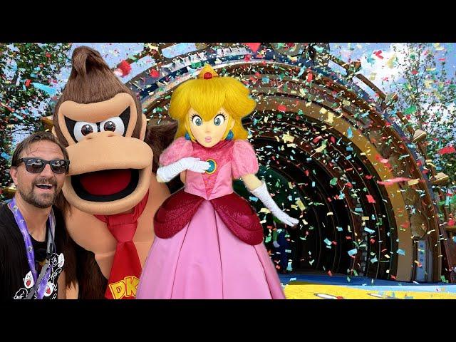 Finally Meeting Donkey Kong At EPIC Universe! How To Train Your Dragon & Nintendo Opening Moments!