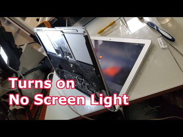 How to Fix MacBook Air that Turns On but the Screen is Dark