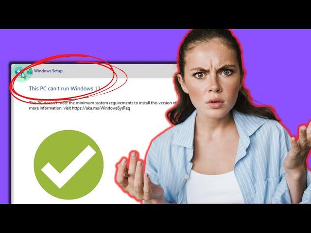 Bypass This PC Can't Run Windows 11 In 2 Minutes - Step By Step Guide