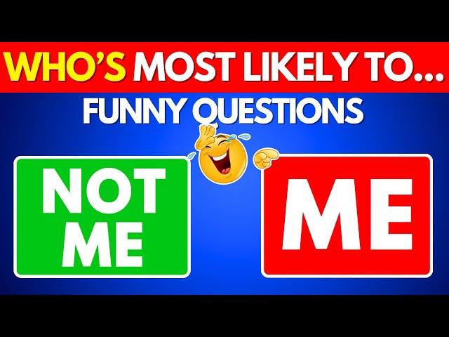 Who Is Most Likely To... General Questions Edition | Fun Quiz #zeey_quiz