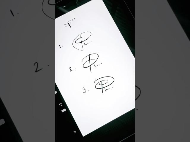 “P” Signature Ideas | Nice Signature Styles for Your Name #foryou #p #name #ideas