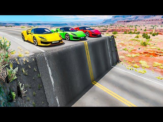 Cars vs Unfinished Roads in GTA 5