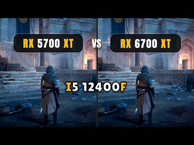 RX 5700 XT vs RX 6700 XT - i5 12400F - 1080p + FSR - Test In 13 Games