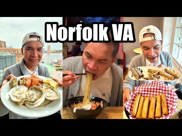 Exploring Norfolk VA: Top Eateries And Must-see Attractions | Norfolk VA Travel Vlog