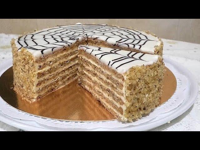 Ореховый торт Эстерхази/Esterhazy nut cake