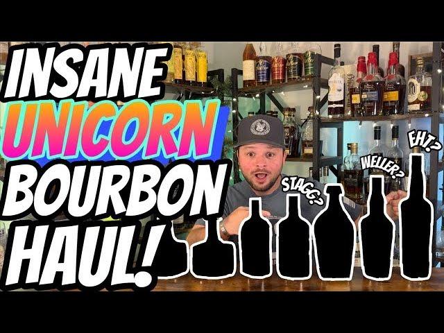 Insane Unicorn Bourbon Haul! My Wedding Day Bourbon!