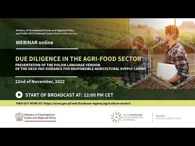 Due diligence in the agri-food sector