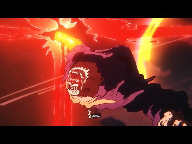 Garp Use Galaxy Divide!  4k (English Sub) One Piece 1122