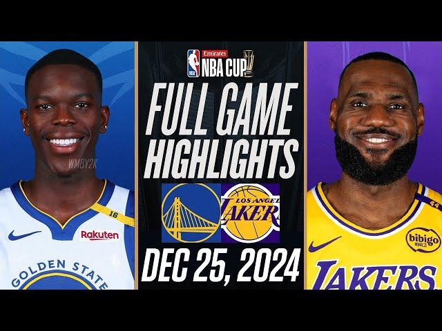 WARRIORS vs LAKERS FULL GAME HIGHLIGHTS | December 25, 2024 | NBA Full Game Highlights Today 2K25