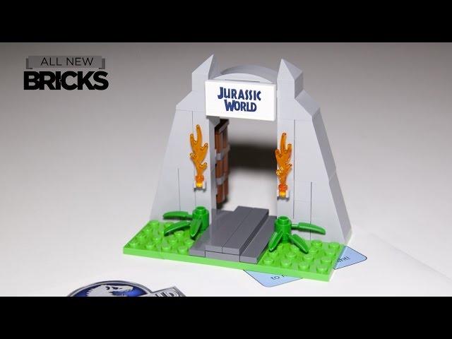 Lego Jurassic World Gate Toys R Us Speed Build