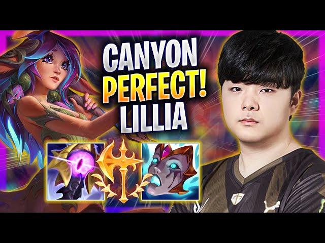 CANYON PERFECT GAME WITH LILLIA! - GEN Canyon Plays Lillia JUNGLE vs Viego! | Season 2024