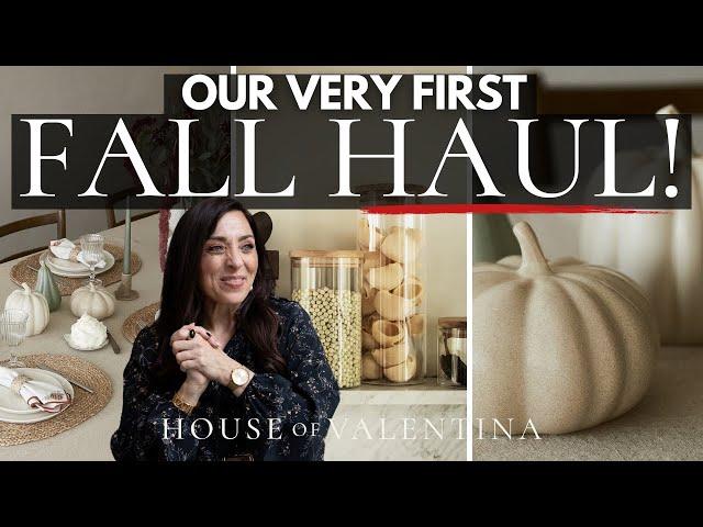 FALL IS HERE!  H&M Home HAUL + GREEK FRAPPE RECIPE that's SUPER SIMPLE!