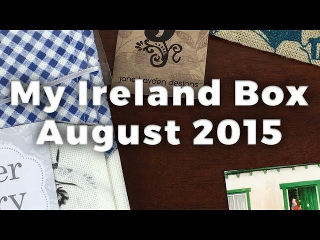 My Ireland Box Unboxing August 2015 Review - Irish Subscription Box!