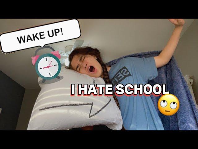 REALISTIC SCHOOL MORNING ROUTINE (RELATABLE VLOG)