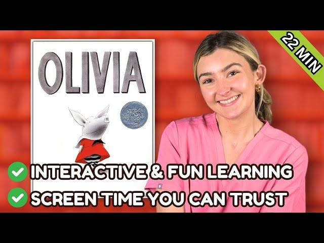 Speech Therapist Reads "Olivia" | Get Toddlers Talking | Read Aloud