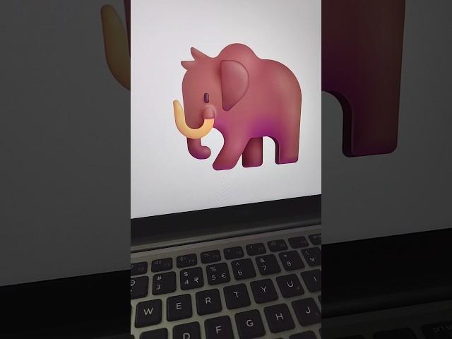 Elephant symbol making in ms word