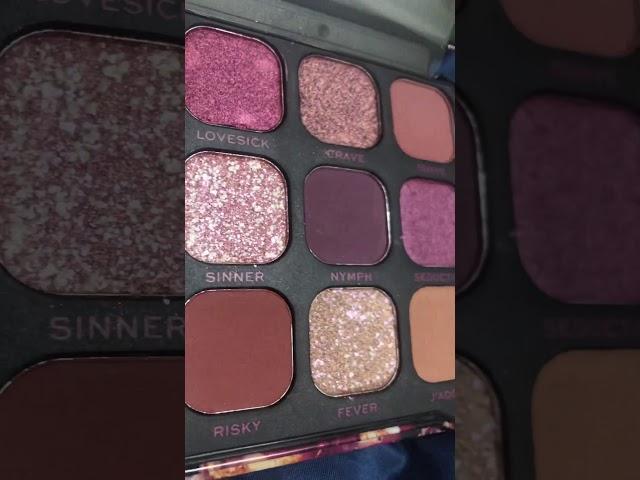 Makeup Revolution Forever Flawless Allure eyeshadow palette swatches!!