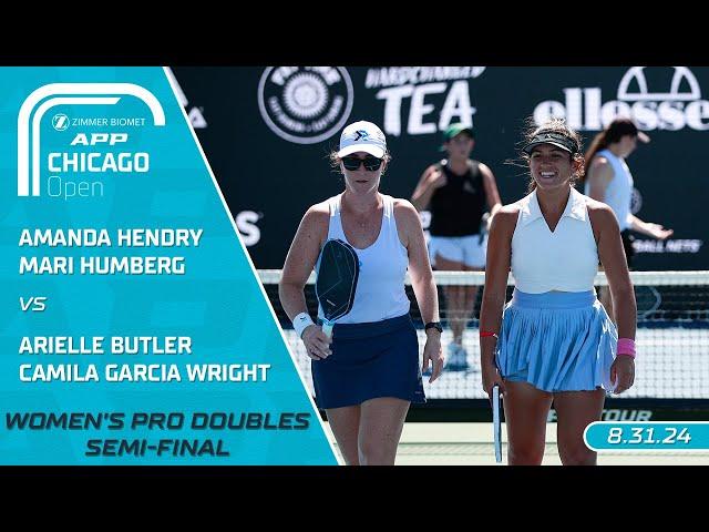 2024 Zimmer Biomet APP Chicago Open I Butler/Garcia Wright vs. Hendry/Humberg | Women's Doubles Semi