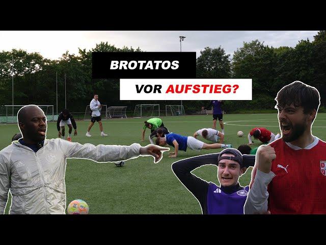 Brotatos , unglaublich viele Spieler beim Training für Aufstieg.