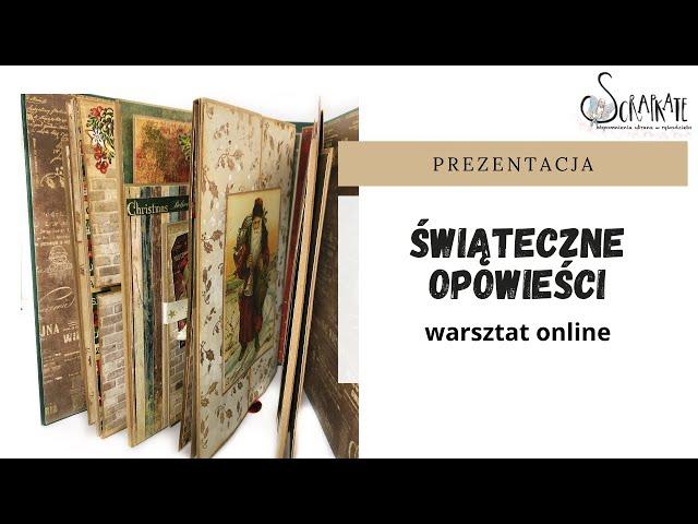 WARSZTATY ONLINE, ŚWIĄTECZNE OPOWIEŚCI, ALBUM ZE ZŁOCENIAMI, PREZENTACJA, UHK GALLERY 