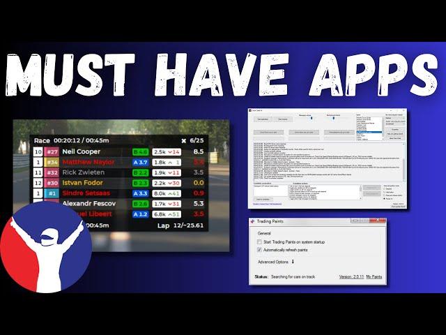 Best Free Apps and Overlays for iRacing